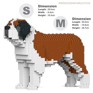 Saint Bernard (Dog Lego) Sizes